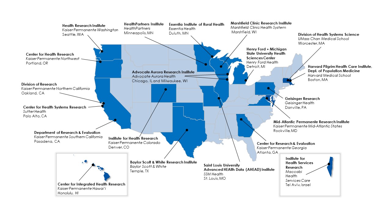 HCSRN Member Site Map 3.2023 v2.0